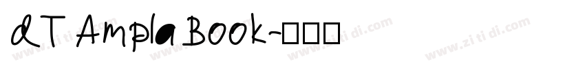 dT Ampla Book字体转换